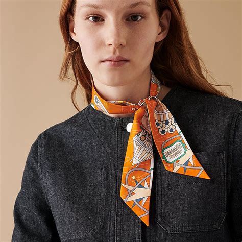 hermes replica twilly scarf|how to wear hermes twilly.